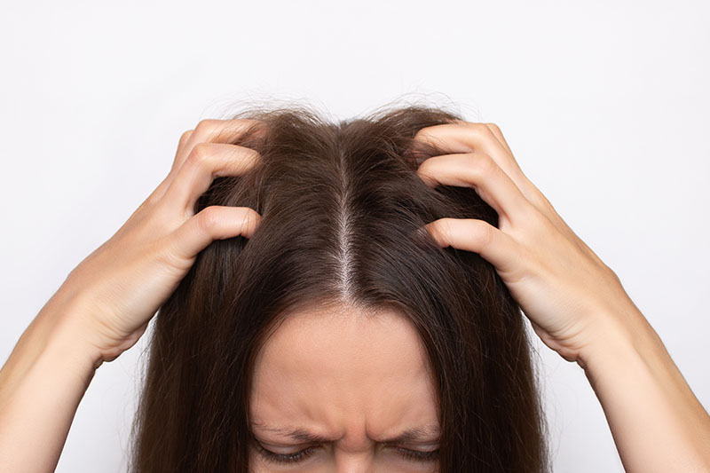 Inspecting Scalp Health